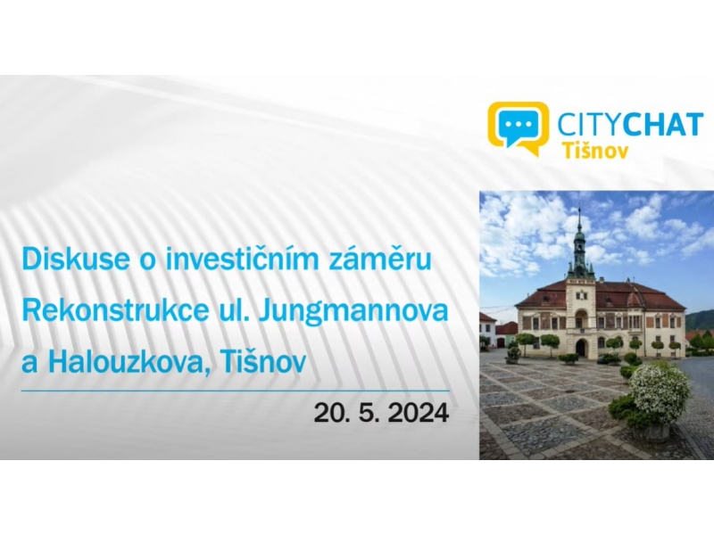 ZÁZNAM VEŘEJNÉ PREZENTACE >> rekonstrukce ulic Jungmannova a Halouzkova