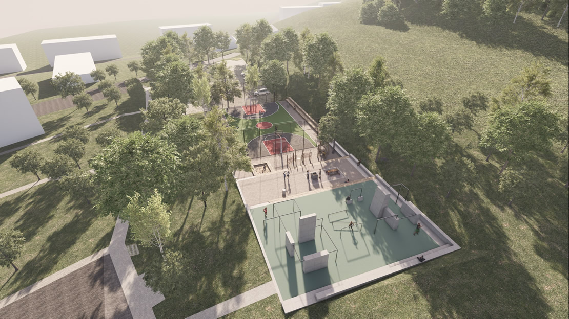 >Architektonická studie využití prostoru v lokalitě pod Květnicí